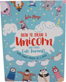 Animals Simple Draw and How Other with 英文原版 Cute Shapes Steps 儿童绘画技巧英文启蒙绘本 Unicorn