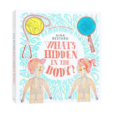 英文原版绘本 身体里藏着什么秘密 What's Hidden In The Body 早教启蒙趣味儿童绘本读物原版书3-5-7-9岁吴敏兰书单 送三色滤镜
