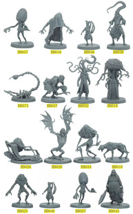 血源诅咒桌游模型蝎子疯狂者女巫守墓女蛇寄生人兽化病患者狩猎者