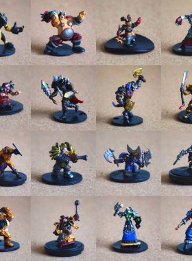 魔兽世界WOW战棋棋子模型