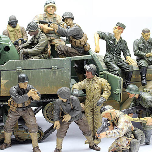 二战1/32沙盘兵人模型已上色