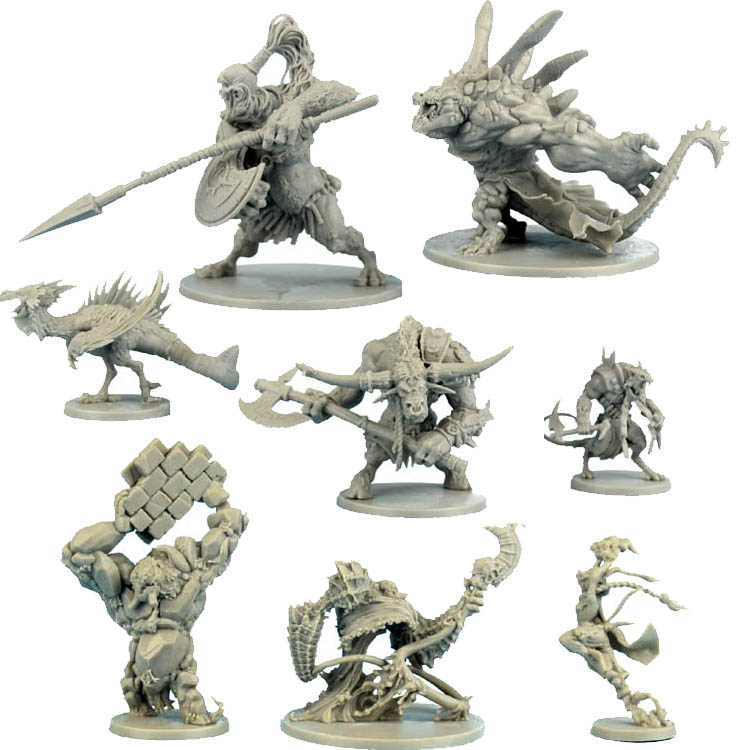 桌游棋子模型无尽黑暗跑团怪物