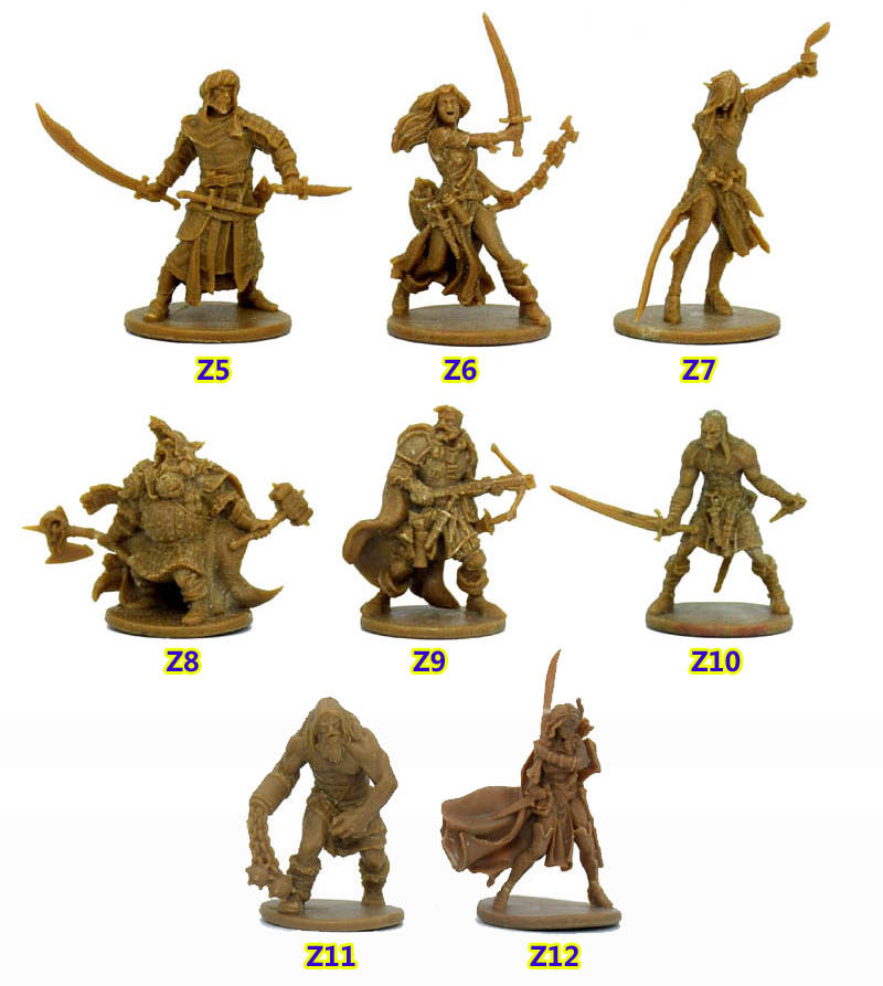 无尽杀戮 黑死病 z 桌游模型 战棋跑团 ks扩展英雄人物