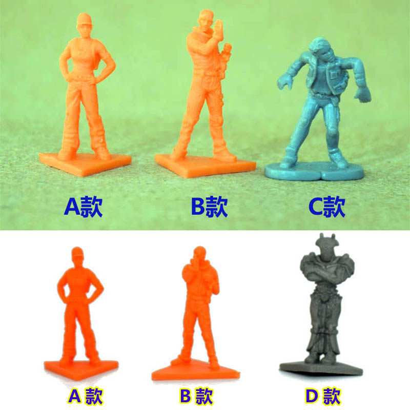 矩阵密室25 心慌方 异次元杀阵 男子 女子 跳舞僵尸 桌游棋子模型