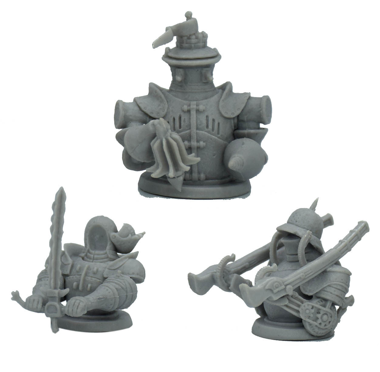 a库 战棋跑团 魔幻人物头像 半身像 桌游模型