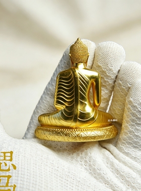 【14世纪马拉王朝风】释迦牟尼·精铜镀金·二次微工修精抛·二寸