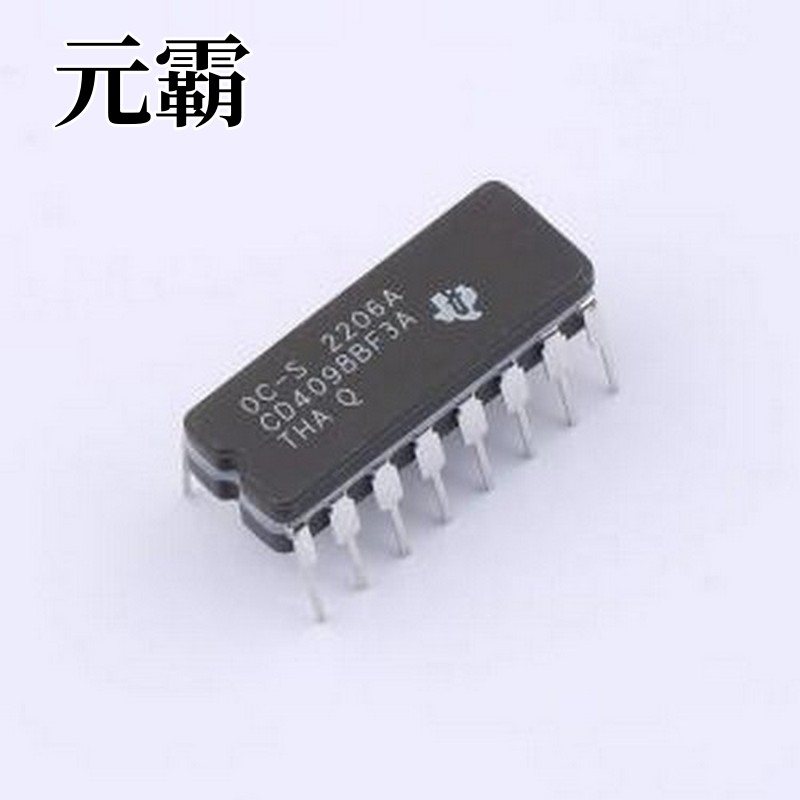 CD4098BF3A 单稳态多谐振荡器 CMOS 双路单稳多谐振荡器 CDIP-16