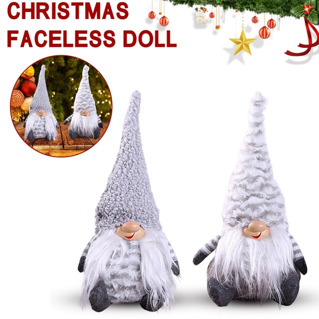 christmas ornament gray forest man figurine window snowman d
