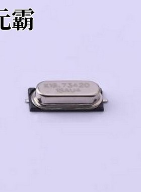 49SBT19734152050 无源晶振 19.7342MHz ±20ppm 15pF HC-49S-SMD