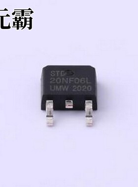 STD20NF06L 场效应管(MOSFET) 1个N沟道 耐压:60V 电流:30A TO-25