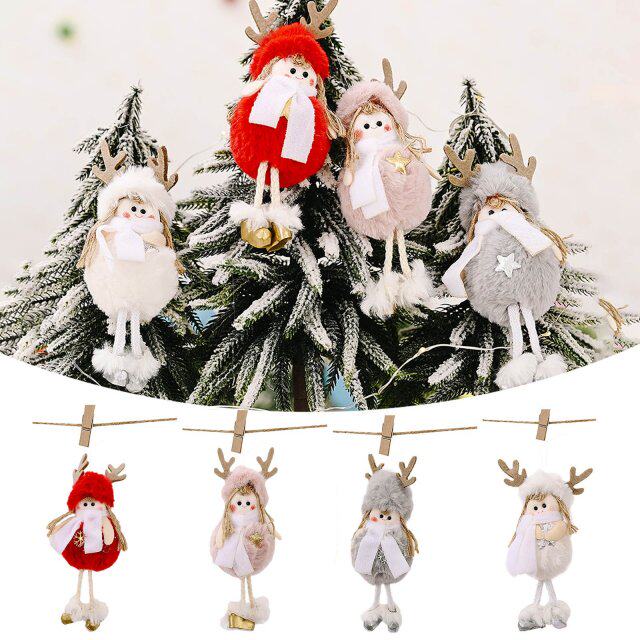 christmas plush angel charm child cute doll gift christmas t