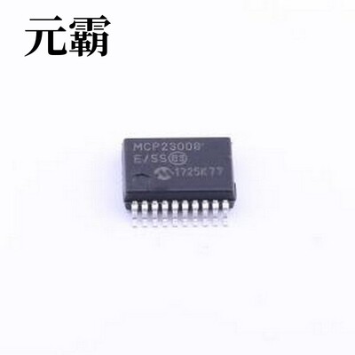 MCP23008-E/SS I/O扩展器 8位I/O扩展器带串行接口 SSOP-20-208mi