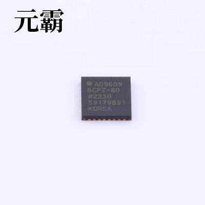 AD9609BCPZ-80 模数转换芯片ADC 10位，20 MSPS/40 MSPS/65 MSPS/
