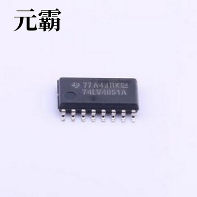 SN74LV4051ANSR 模拟开关/多路复用器 SN74LV4051A 8通道模拟多路