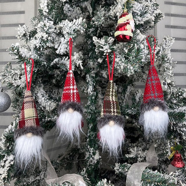 christmas ornaments gift santa claus snowman tree toy doll h