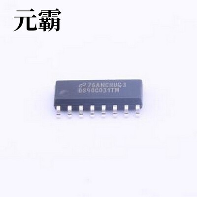 DS90C031TMX/NOPB LVDS芯片 LVDS四通道CMOS差分线驱动器 SOIC-16