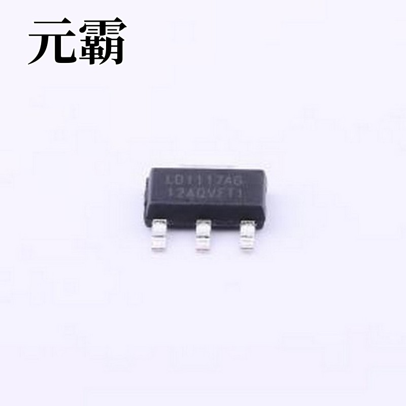 LD1117AG-12-AA3-A-R 线性稳压器(LDO) 输入15V 输出1.2V 1A SOT-