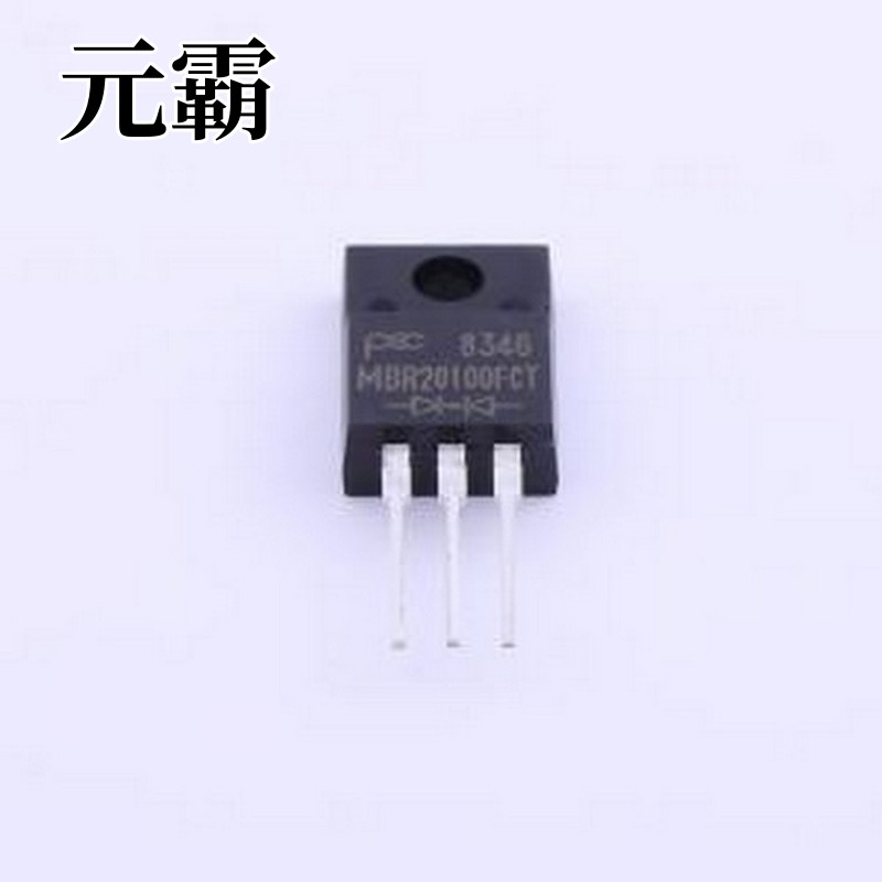 MBR20100FCT_TO_00001 肖特基二极管 电压:100V 电流:20A ITO-220