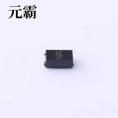 SMA6J5.0CA 静电和浪涌保护(TVS/ESD) 双向TVS 5V截止 65.3A峰值