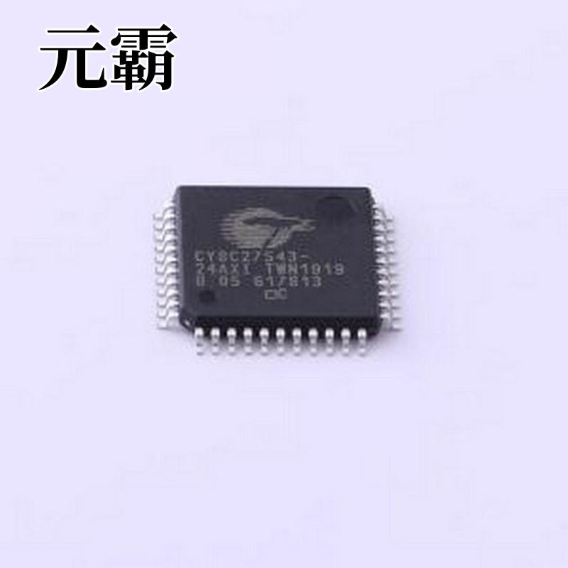 CY8C27543-24AXI 单片机(MCU/MPU/SOC) CY8C27543-24AXI TQFP-44(