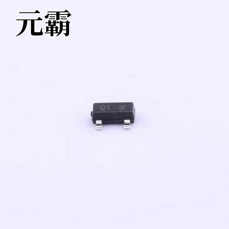 LP2301LT1G 场效应管(MOSFET) 1个P沟道 耐压:20V 电流:2.3A SOT-