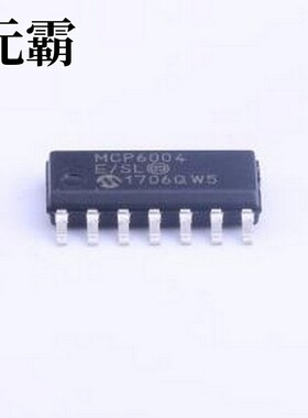 MCP6004T-E/SL 运算放大器 MCP6004T-E/SL SOIC-14
