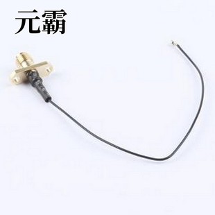 FL2SMAK 射频连接线 IPEX3 B140 双孔法兰SMA母头转三 RG0.81