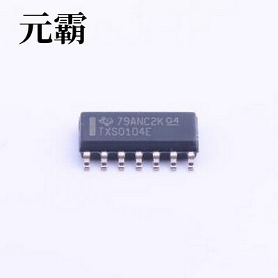 TXS0104EDR 转换器/电平移位器 24Mbps 4位双向电平转换器 SOIC-1