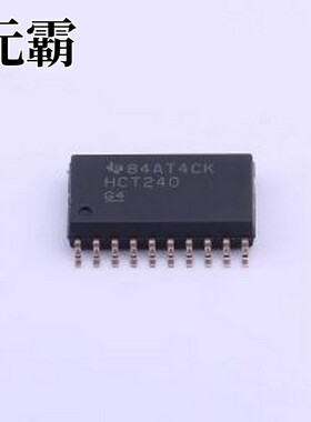 SN74HCT240DWR 缓冲器/驱动器/收发器 SN74HCT240DWR SOIC-20-300