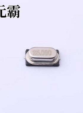 S47SMD25.000M12PF10R10B3 无源晶振 25MHz ±10ppm 12pF HC-49S-