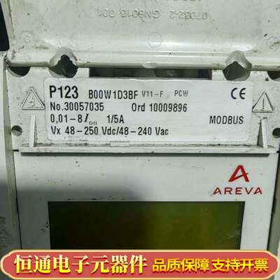 AREVA阿海珐MiCOM保护器，型号P123 B00W1D