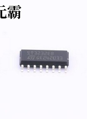 ST3232EBDR RS232芯片 ST3232EB, ST3232EC ±15 kV ESD保护 3到5