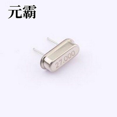 SCBXS27X00000EERJ 无源晶振 27MHz±20ppm22pf6.0mm HC-49S