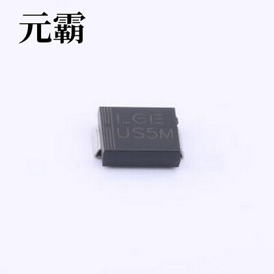 US5M 通用二极管 电压:1kV 电流:5A SMC