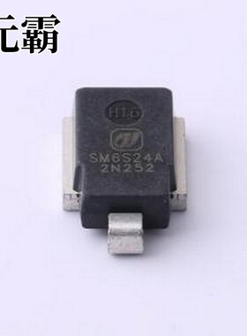 SM6S24A 静电和浪涌保护(TVS/ESD) 单向TVS 24V截止 118A峰值脉冲