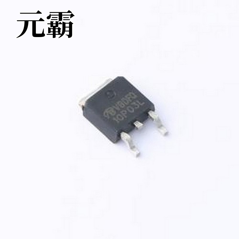 RFD10P03LSM-VB 场效应管(MOSFET) 1个P沟道 耐压:30V 电流:38A T