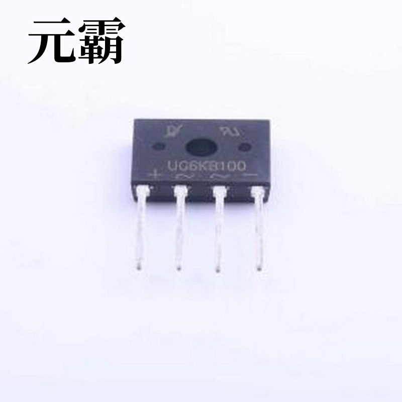 UG6KB100 整流桥 电压:1kV 电流:6A D3K