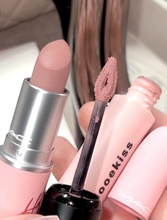 裸色系口红！木柯诗唇泥v13奶盐牛乳清冷烟粉色伪素颜v12黄皮唇釉