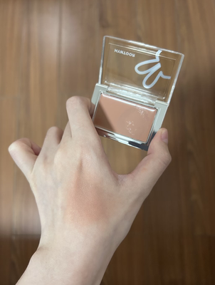 日杂小腮红！黑兔腮红膏nu04奶杏裸米棕色欧美裸亚裔妆