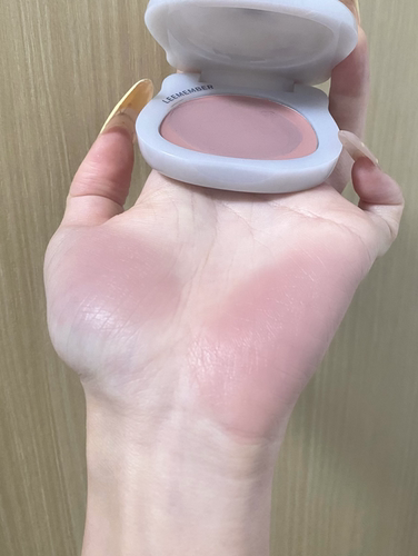 韩女清冷味溢出~荔萌水光腮红膏t03 t04低饱和裸灰粉色lg02蜜瓜色