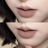 黑兔唇泥B08裸色口棕暗黑巧克力色咖啡色B01 B04吃土口红哑光唇釉