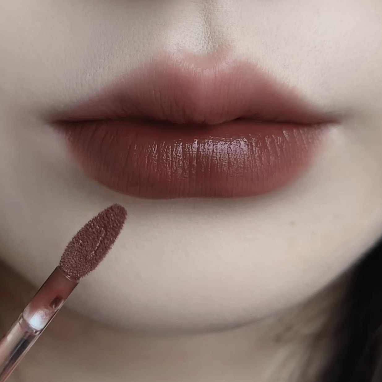 美拉德口棕！浓郁巧克力色唇釉棕调红棕色咖啡色口红复古小众显白