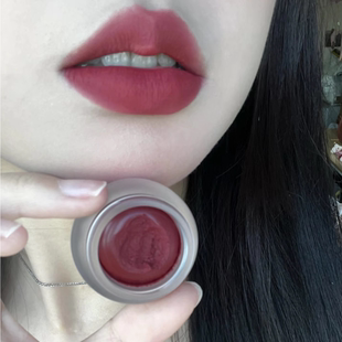 colorkey珂拉琪冰淇淋罐装唇泥Q05树莓浆果梅子红棕色显白口红