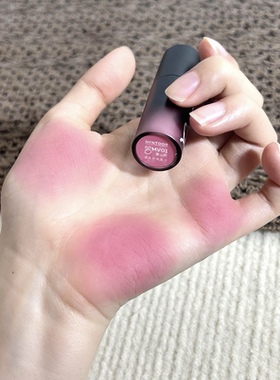 淡颜天选色~黑兔唇泥pk10伪素颜裸粉棕mv01淡粉紫橄榄皮灰粉口红