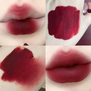 浓郁血浆玫瑰~girlcult构奇情话唇霜m66浆果酒红色暗红姨妈色口红