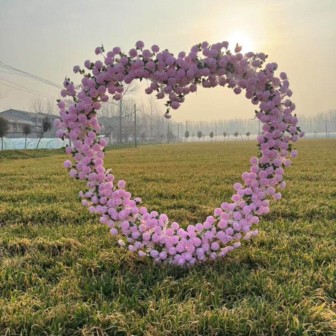 新款婚庆道具铁艺心形背景拱门舞台布置网红创意背景单双杆爱心,节庆用品/礼品,拱门,淘宝优惠券,粉丝福利购,淘宝优惠卷