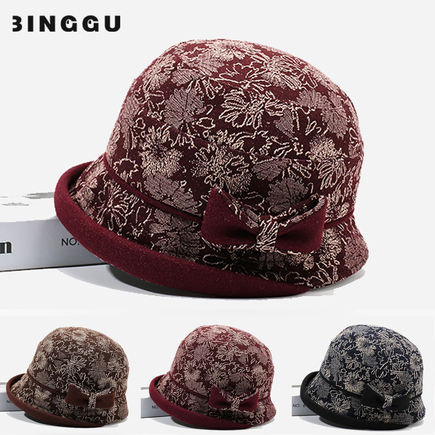 新款老人帽子女秋冬奶奶保暖盆帽