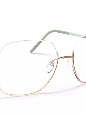 silhouette诗乐男女近视光学眼镜框架奥地利制半框轻无螺丝钛4566