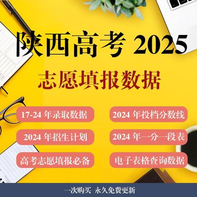 2025年陕西高考志愿填报参考数据