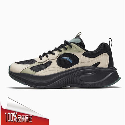 安踏寻影休闲鞋男2024冬季新款软底耐磨老爹厚底运动鞋 112448813